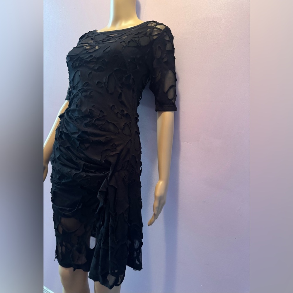 Nocturne Duo Sculpted Ruched Two-Piece Dress - Picture 3 of 13